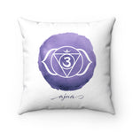 Third Eye Chakra Decorative Pillow