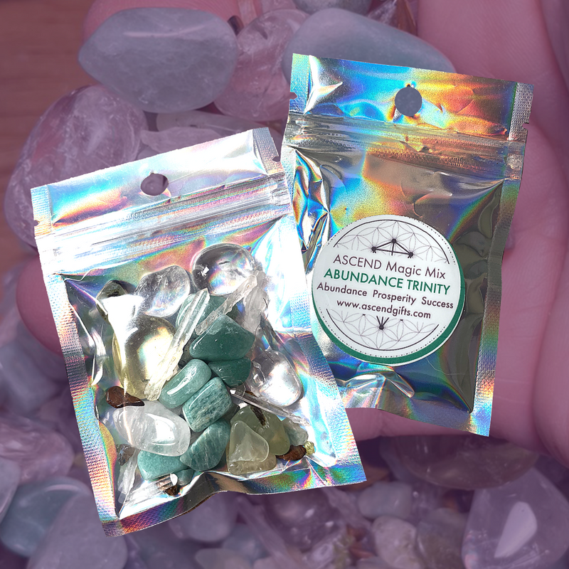 Abundance Crystal Magic Mix, Abundance Mojo Bag, Crystal Confetti
