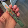 Crystal Wand, Healers Tools, Ruby in Fuchsite with Lemurian Wand