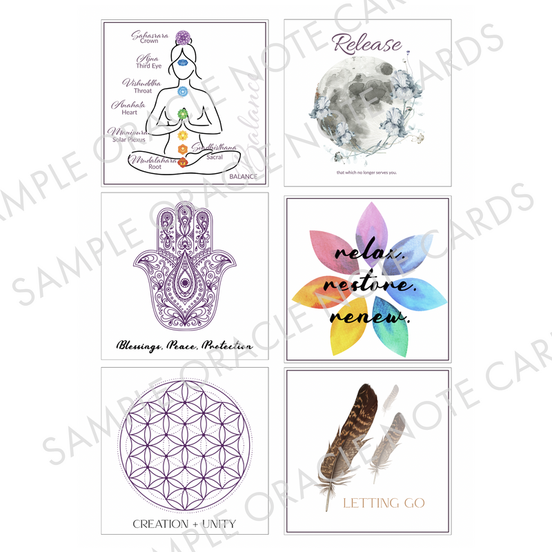 Branded Packaging Note Cards, Healing Practitioners Note Cards