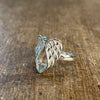 Angel Wing with Heart Sterling Silver Rings